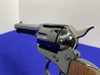 1988 Colt Single Action Army .44-40 4.5" -FULL MIRROR BRITE BLUE- Gorgeous
