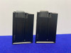 TWO 12-Round *MDT AICS BLACK SHORT ACTION MAGAZINES* .308 Win
