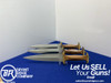 Set of 3 Fixed Blade Daggers Brass Guard Wood Grip + Sheath *MATCHED SET*