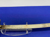 Cutlass Style Sword w/ Engraved Scabbard *VINTAGE DISPLAY*