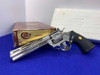 1978 Colt Python .357Mag 6" -NEW OLD STOCK MINTY NICKEL SNAKE-