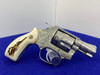 Smith Wesson 60 No-Dash .38SW Spl *MASTER HAND ENGRAVED* Genuine Stags