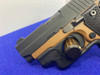Sig Sauer P238 Copperhead .380 ACP 2.75" *STUNNING TWO TONE BLACK / COPPER*
