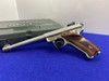 Ruger MK II Target .22 LR Stainless*EXCELLENT TARGET SEMI-AUTOMATIC PISTOL*