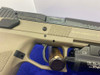 CZ P-09 9mm Para 4 1/2"*STUNNING FLAT DARK EARTH MODEL / BLACK SLIDE*