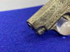 1913 Colt M1908 Pocket Hammerless -FULL COVERAGE FLORAL SCROLL ENGRAVED-