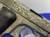 1913 Colt M1908 Pocket Hammerless -FULL COVERAGE FLORAL SCROLL ENGRAVED-