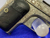 1913 Colt M1908 Pocket Hammerless -FULL COVERAGE FLORAL SCROLL ENGRAVED-