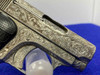 1913 Colt M1908 Pocket Hammerless -FULL COVERAGE FLORAL SCROLL ENGRAVED-