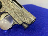 1913 Colt M1908 Pocket Hammerless -FULL COVERAGE FLORAL SCROLL ENGRAVED-