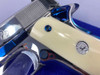 Colt Government .45 ACP 5"*STUNNING BRIGHT STAINLESS W/ FIRE BLUE ACCENTS*