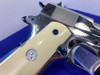 Colt Government .45 ACP 5"*STUNNING BRIGHT STAINLESS W/ FIRE BLUE ACCENTS*