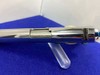 Colt Government .45 ACP 5"*STUNNING BRIGHT STAINLESS W/ FIRE BLUE ACCENTS*