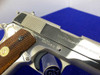1981 Colt Government Series 70 .45acp *ABSOLUTELY GORGEOUS NICKEL MODEL*