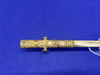 M.C. Lilley Fraternal Sword Solingen Blade Etched Knights* QUALITY DISPLAY*