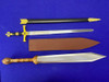 Lot of 2 Historical Replica Sword Sets *LEGENDARY SWORD REPLICAS*