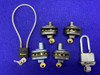 2 Locking Cases + Assorted Locks/Lock Cores w/ Keys *HEAVY DUTY PROTECTION*