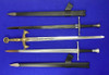 3 Sword Lot - Honshu + Decorative Crusader Swords *COLLECTOR LOT OF SWORDS*