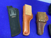 Lot of 10 Assorted Handgun Holsters - Hunter, Allen, Bull *LEATHER & NYLON*