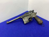 Waffenfabrik Mauser C96 7.63x25 Blue 5.25"*COLLECTIBLE WORLD WAR II PISTOL*