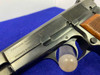 Browning Hi-Power 9mm Blue *SOUGHT AFTER RED BACKED GRIPS* 