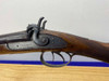 Birmingham "Parker" Percussion 14 Bore *ANTIQUE DOUBLE-BARREL SHOTGUN*