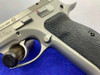 CZ Model 75B 9mm Parabellum 4.6" *STUNNING SATIN NICKEL MODEL*