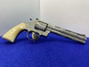 Colt Python .357 Mag SS  -MASTER ENGRAVED w/ MASTODON IVORY GRIPS-