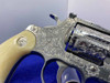 Colt Python .357 Mag SS  -MASTER ENGRAVED w/ MASTODON IVORY GRIPS-