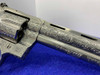 Colt Python .357 Mag SS  -MASTER ENGRAVED w/ MASTODON IVORY GRIPS-
