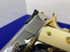 Colt Gold Cup Trophy Lite .38 Super *BRIGHT STAINLESS w/ 24KT GOLD ACCENTS*