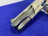 CUSTOM Colt Government 45ACP *MIRROR POLISHED & FIRE BLUE* Genuine Ivory