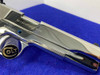 CUSTOM Colt Government 45ACP *MIRROR POLISHED & FIRE BLUE* Genuine Ivory