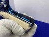 CUSTOM Colt Government 45ACP *MIRROR POLISHED & FIRE BLUE* Genuine Ivory