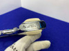 CUSTOM Colt Government 45ACP *MIRROR POLISHED & FIRE BLUE* Genuine Ivory