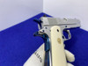 CUSTOM Colt Government 45ACP *MIRROR POLISHED & FIRE BLUE* Genuine Ivory