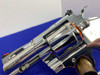 Colt Python .357Mag 3" *BREATHTAKING BRIGHT STAINLESS w/ GORGEOUS STAGS