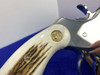 Colt Python .357Mag 3" *BREATHTAKING BRIGHT STAINLESS w/ GORGEOUS STAGS
