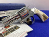 Colt Python .357Mag 3" *BREATHTAKING BRIGHT STAINLESS w/ GORGEOUS STAGS