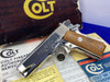 1984 Colt Combat Commander .45ACP *GORGEOUS BRIGHT NICKEL MODEL*