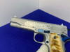 Colt Government CATTLE BRAND *1 OF ONLY 50* Master Hand Engraved PHENOMENAL-GID1180456453