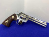 1981 Colt Python .357 Mag Nickel 6" *BEAUTIFUL NICKEL PYTHON*