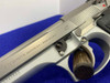 1995 Beretta 92FS Inox 9mm SS 4.9" *HEAD-TURNING ITALIAN MADE HANDGUN*