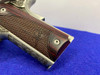 Kimber Stainless II .45 ACP SS 5" *FULL-COVERAGE FLOWER & SCROLL ARTWORK*