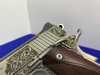 Kimber Stainless II .45 ACP SS 5" *FULL-COVERAGE FLOWER & SCROLL ARTWORK*