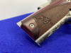 Kimber Stainless II .45 ACP SS 5" *FULL-COVERAGE FLOWER & SCROLL ARTWORK*
