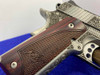 Kimber Stainless II .45 ACP SS 5" *FULL-COVERAGE FLOWER & SCROLL ARTWORK*