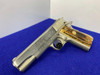 1973 Colt Government .45acp *NICKEL*5" -LARGE ROLL MARK- MK IV Series 70