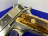 1973 Colt Government .45acp *NICKEL*5" -LARGE ROLL MARK- MK IV Series 70