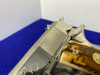 1973 Colt Government .45acp *NICKEL*5" -LARGE ROLL MARK- MK IV Series 70